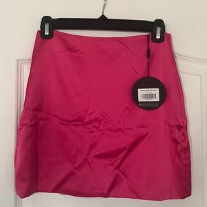 White Fox hot pink mini skirt